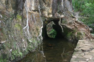 Twin Falls Ditch Tunnel Hand-dug ditch tunnel circa 1800's