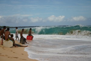 Big Beach in Makena, Maui, HI Takin' a break from shreddin'