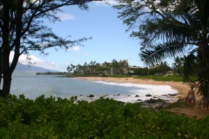 Maui Guidebook Information Kam II Kamaole II with the Maui Banyan condo in background
