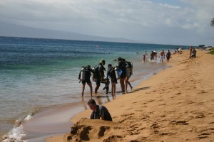 SCUBA Kahekili Beach Park, Kaanapali, Maui, HI A popular place to learn SCUBA