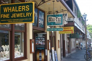 Lahaina, Maui, stores & shopping Stores, stores and more stores.