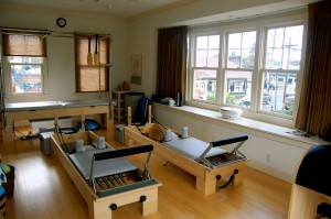Just some of the Pilates apparatus available.