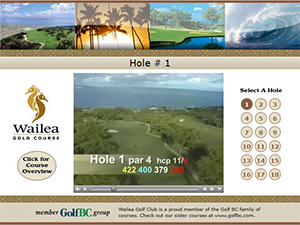 Wailea Gold Golf Course Flyby Wailea Gold Golf Course Flyby