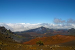Standing at the Haleakala summit is like standing on Mars. Standing at the Haleakala summit is like standing on Mars.