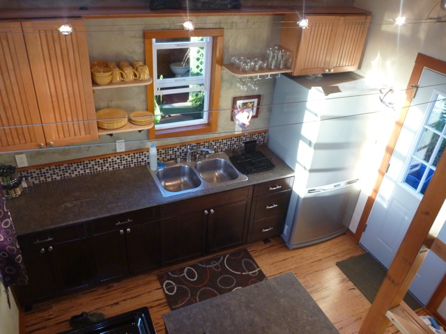 cottage-kitchen-2 COTTAGE: Kitchen as seen from loft