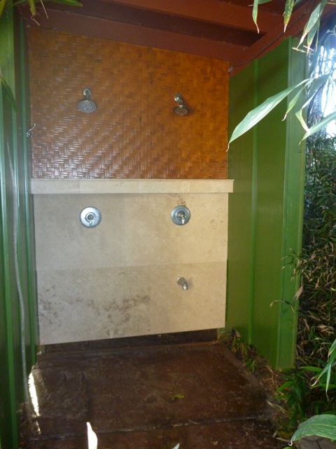 cottage-shower COTTAGE: The two-person outdoor shower is awesome!