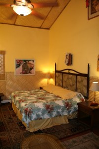 hale-palama-studio-bed Fourth Bedroom is a private Studio