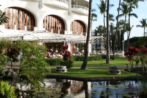 Nick's Fishmarket sits in the gardens of the opulent Fairmont Kea Lani Hotel