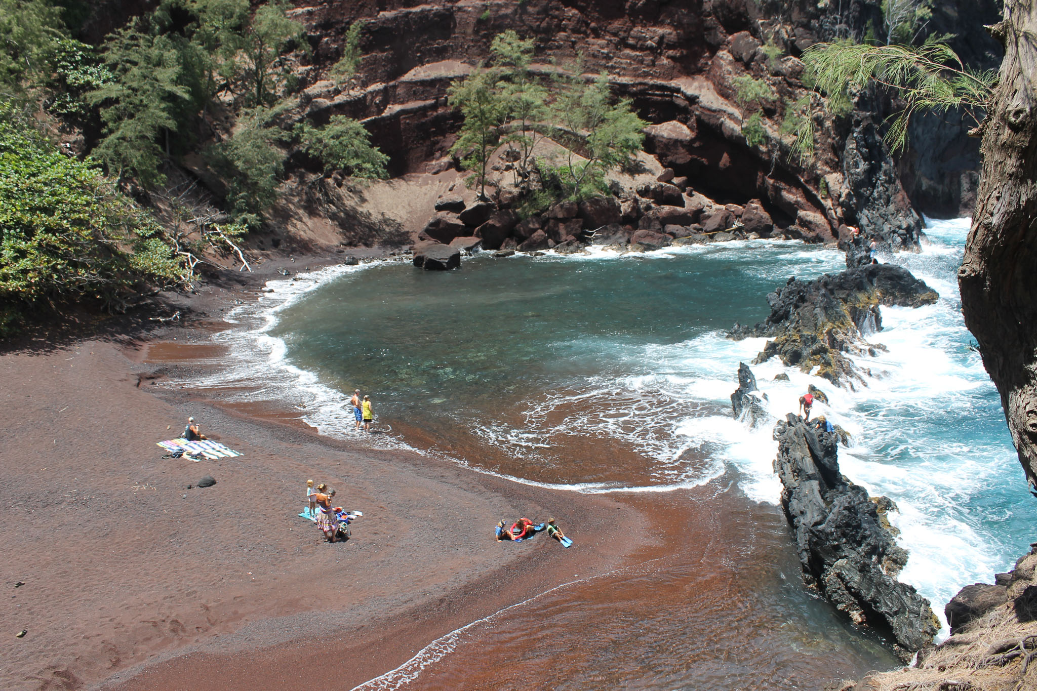 Red Sand Beaches