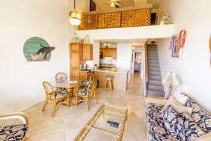 Living room from lanai door