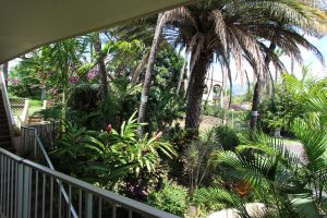 The balcony walkway on the front side of the unit is second floor.